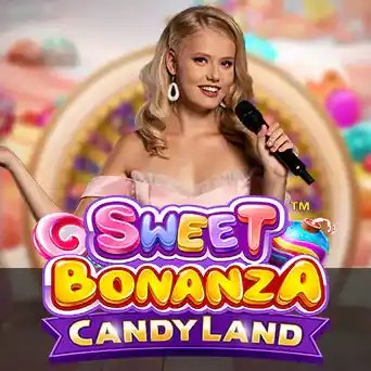 Sweet Bonanza CandyLand logo – Live Dealer by Pragmatic Play at Melbet Casino