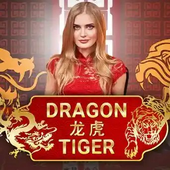 Dragon Tiger logo by Evolution Melbet Casino