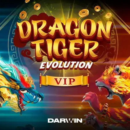 Dragon Tiger Evolution VIP game by Darwin Gaming – logo hosted on Melbet Casino