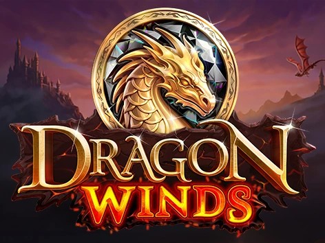 Dragon Winds slot logo by Skywind Group at Melbet Casino