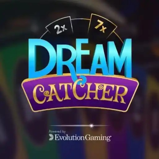 Dream Catcher slot logo by Evolution at Melbet Casino