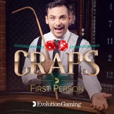 First Person Craps logo – Table Games by Evolution at Melbet Casino