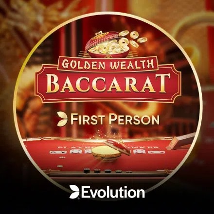 Enjoy First Person Golden Wealth Baccarat by Evolution – logo hosted on melbet-pakistan.win