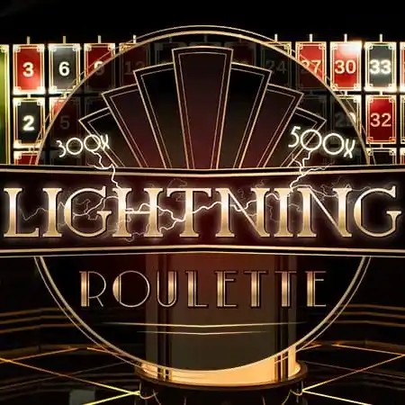 Lightning Roulette logo by Evolution at Melbet Casino