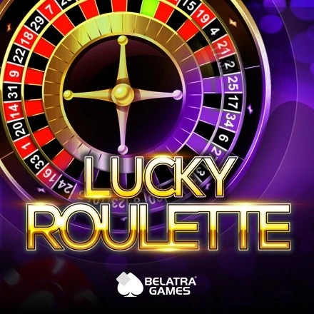 Official Table Games logo: Lucky Roulette by Belatra Games at Melbet Casino