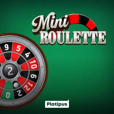 Mini Roulette logo by Platipus at Melbet Casino
