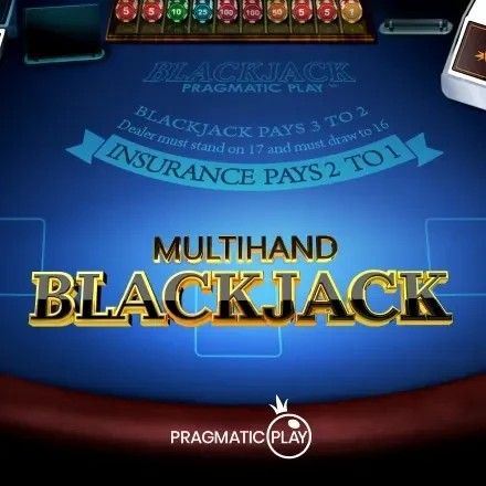 Multihand Blackjack slot logo by Pragmatic Play at Melbet Casino