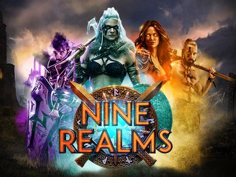 Nine Realms logo by Red Tiger Gaming at Melbet Casino