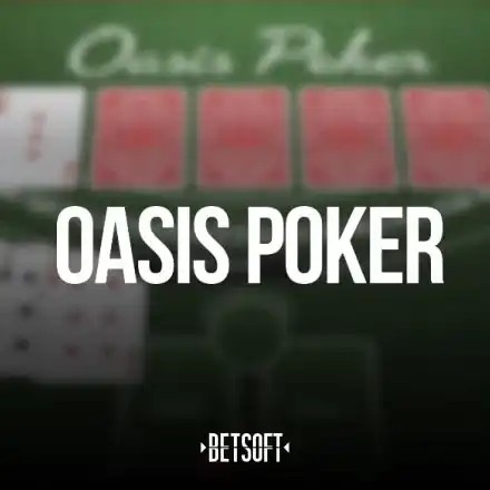 Oasis Poker casino game by Betsoft Gaming – featured logo at Melbet Casino