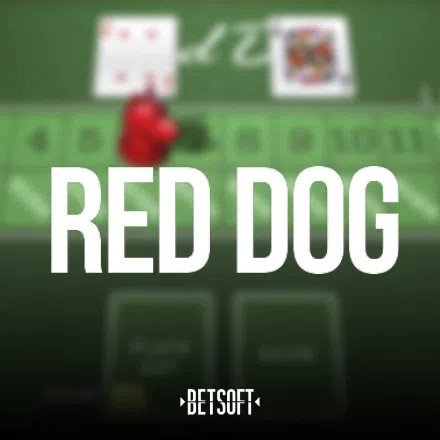 Red Dog logo – Table Games by Betsoft Gaming at Melbet Casino