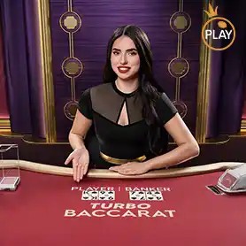 Turbo Baccarat game by Pragmatic Play – logo hosted on Melbet Casino